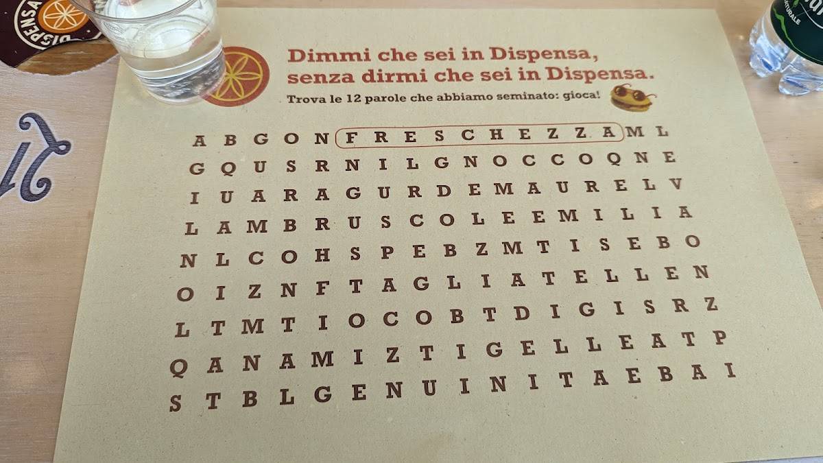 Menu di Dispensa Emilia I Portali Modena 