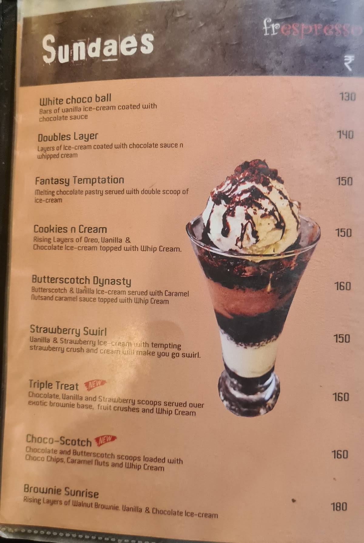 Frespresso Cafe & Resto menu