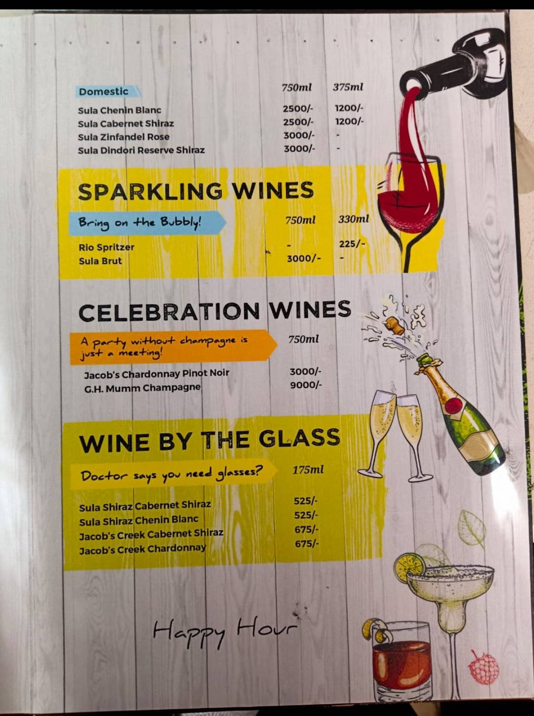 Labooze Cafe Bar Lounge Mcleodganj menu