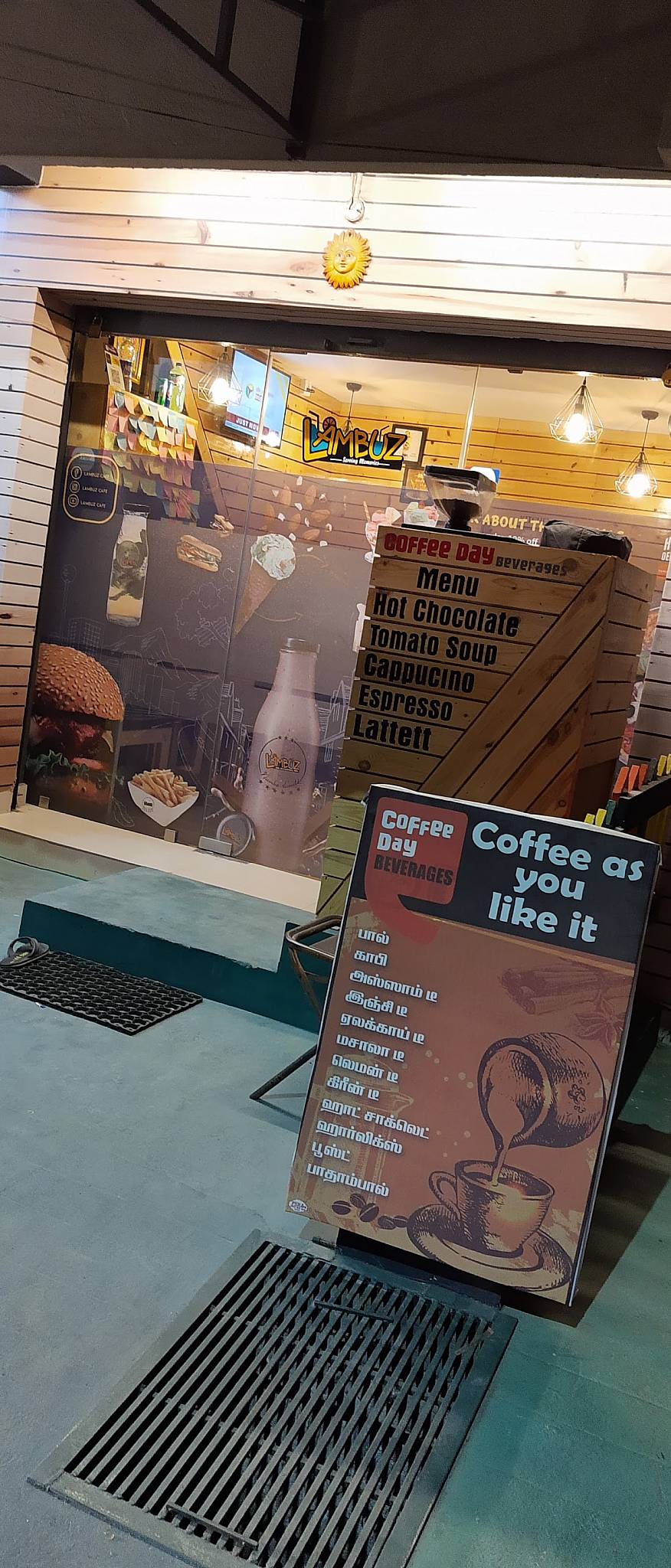 Lambuz Juice Cafe menu