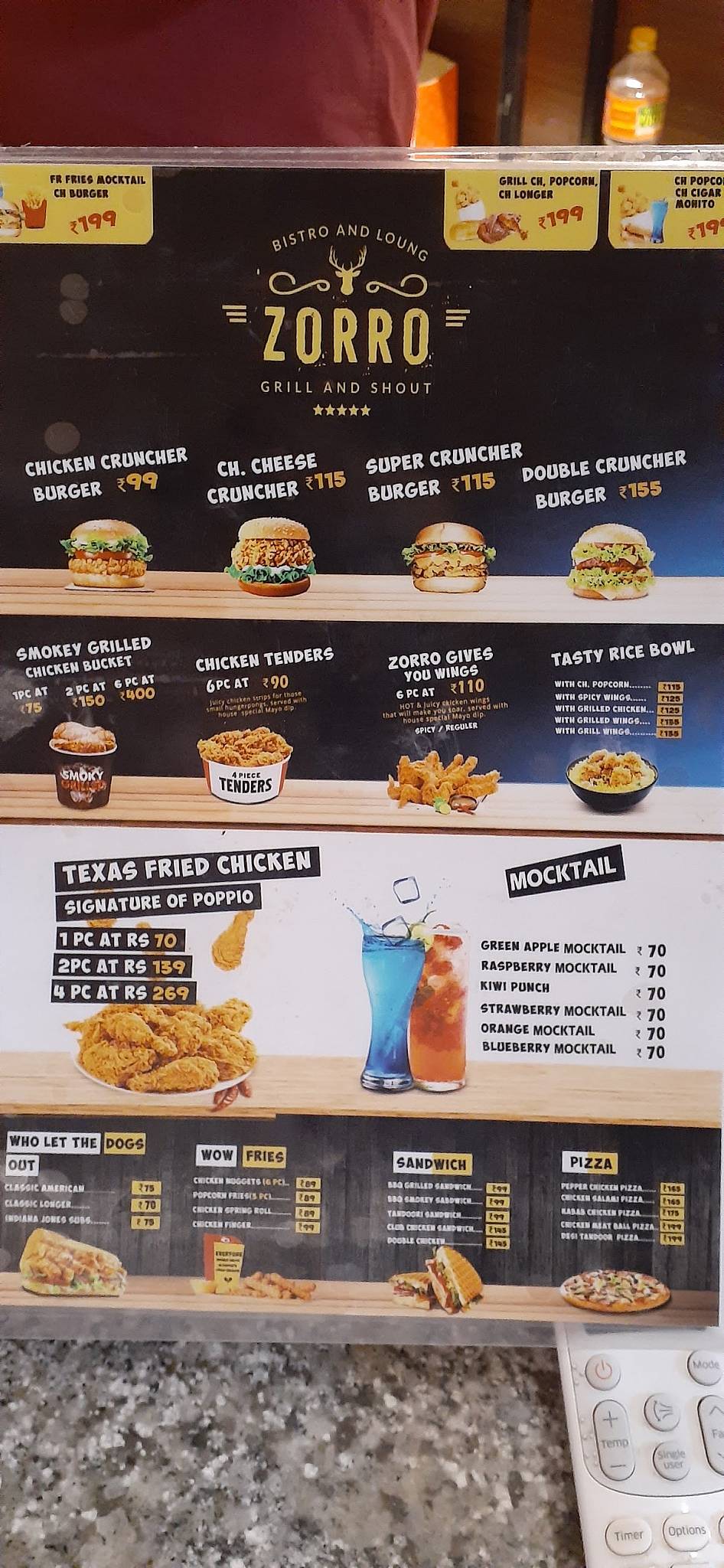 Lassi Bistro menu