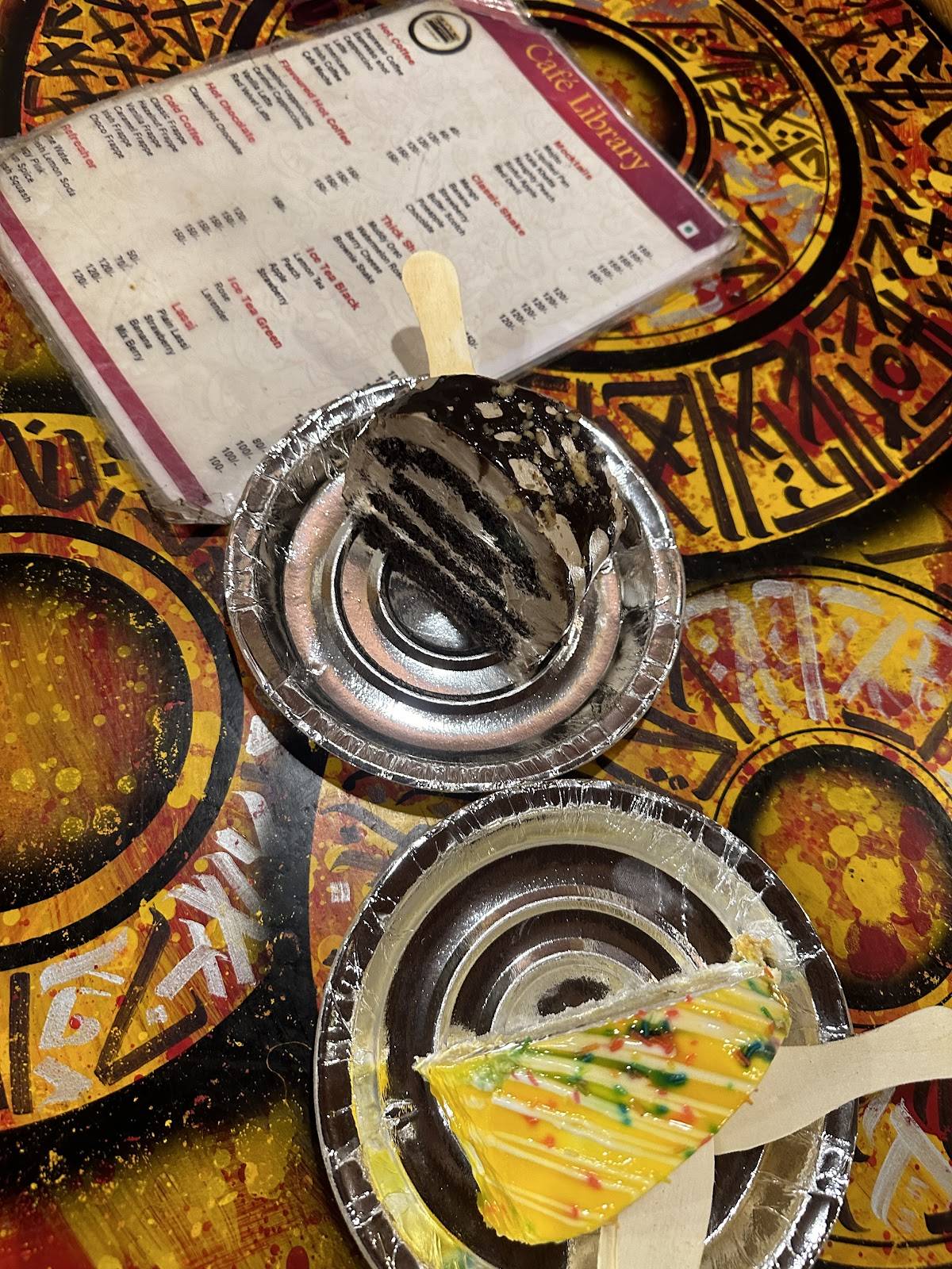 Cafe Library (Eggless Bakery and a Coffee Shop ) menu