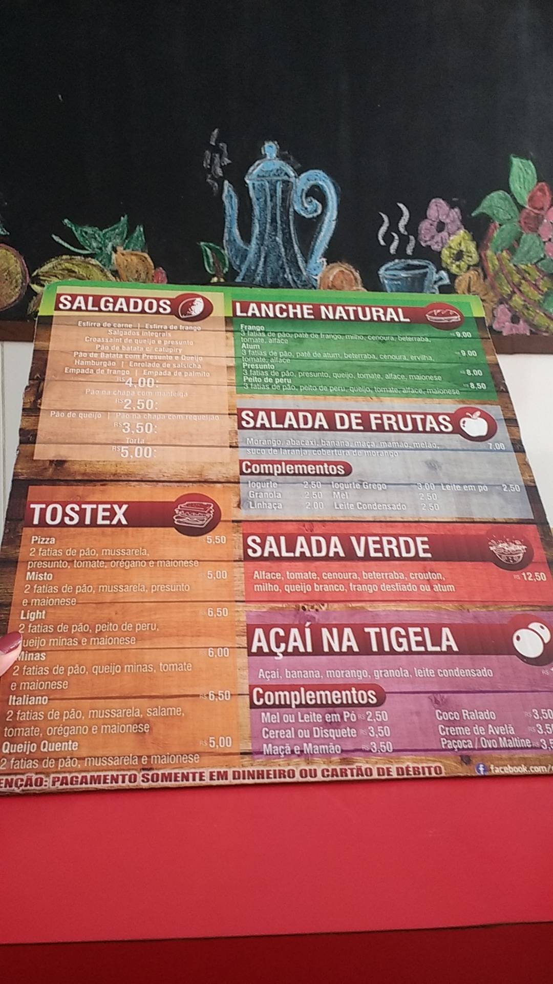 Café Limao cardápio