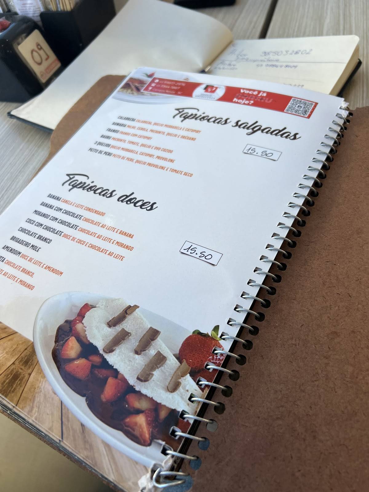 Padaria da Cris cardápio