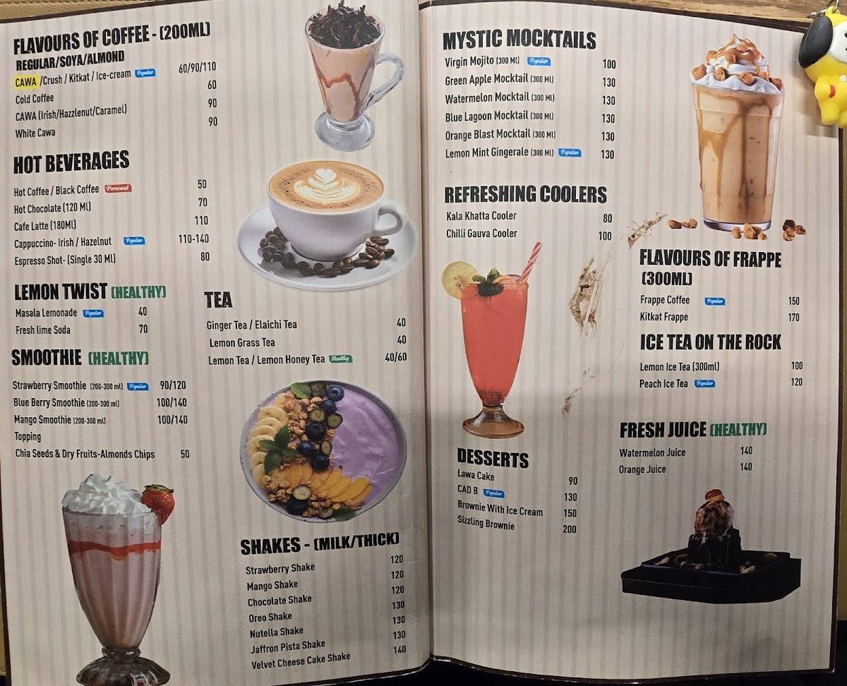 Pokket Cafe Company Owned Company Operated New Sangvi menu