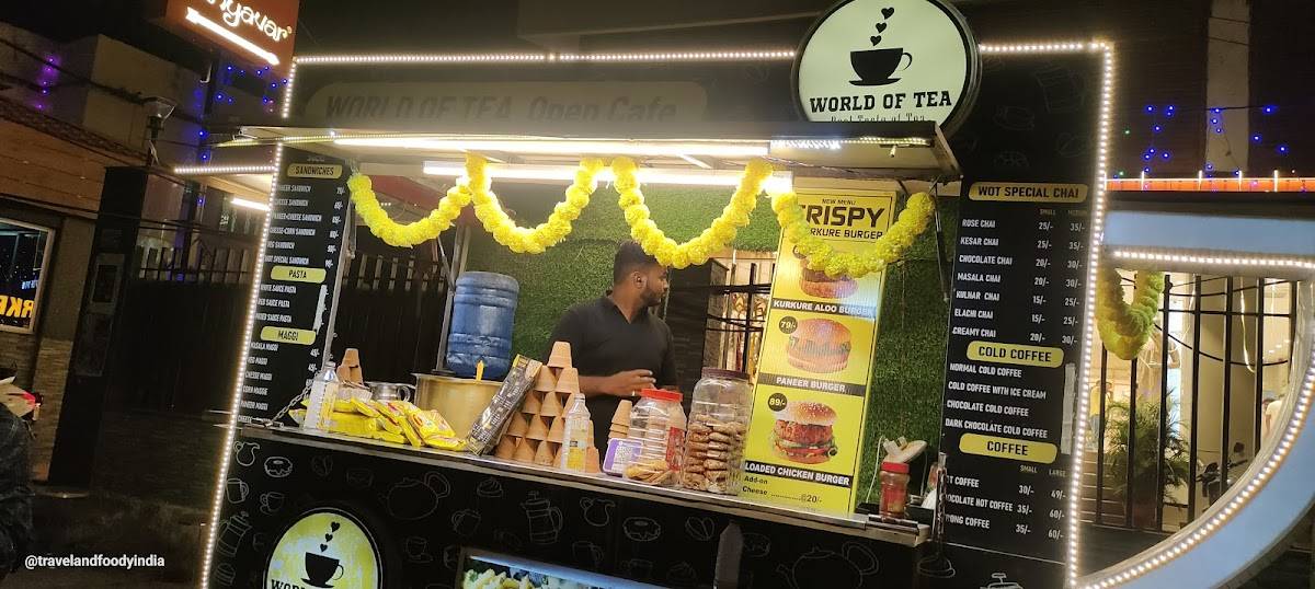 World of Tea Cafe menu