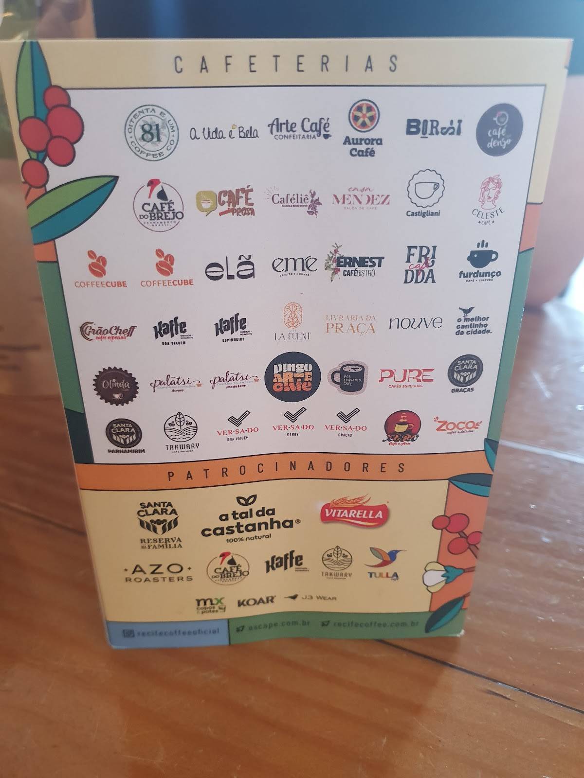 Cafeteria Santa Clara Parnamirim cardápio