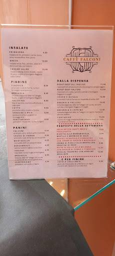 Menu di Caffè Falconi 