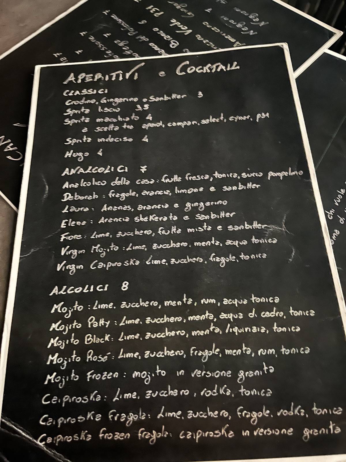 Menu di Caffè Fuori Porta 