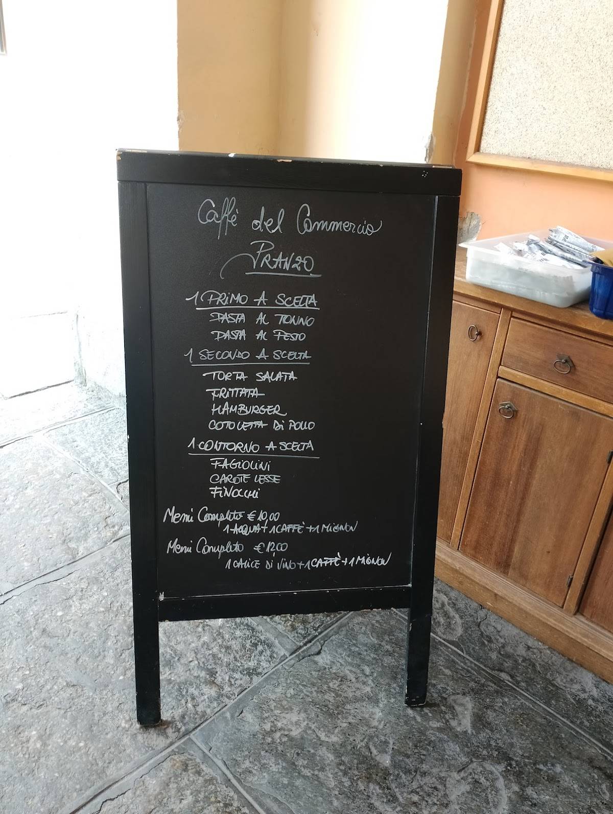 Menu di Caffè del Commercio 