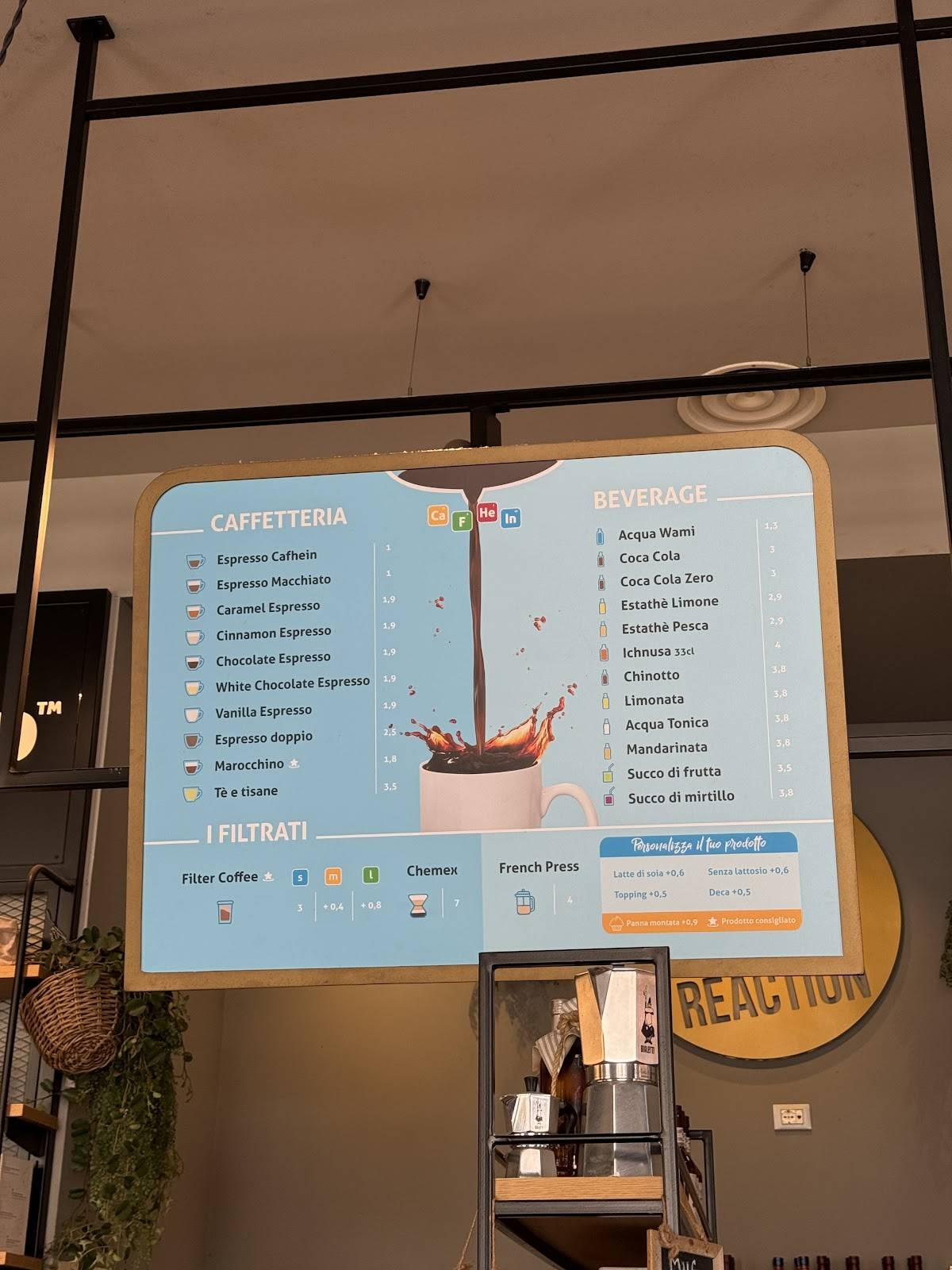 Menu di Cafhein 