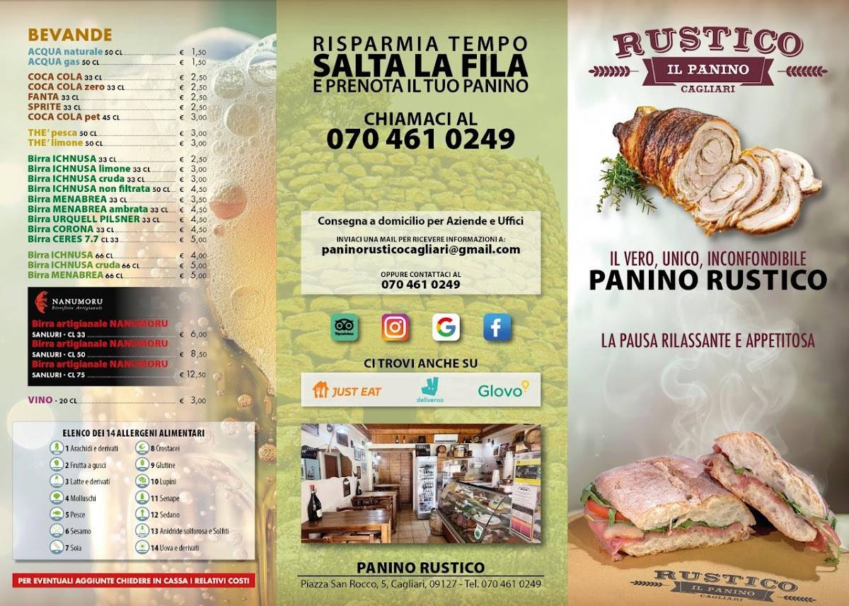 Menu di Rustico Il Panino 