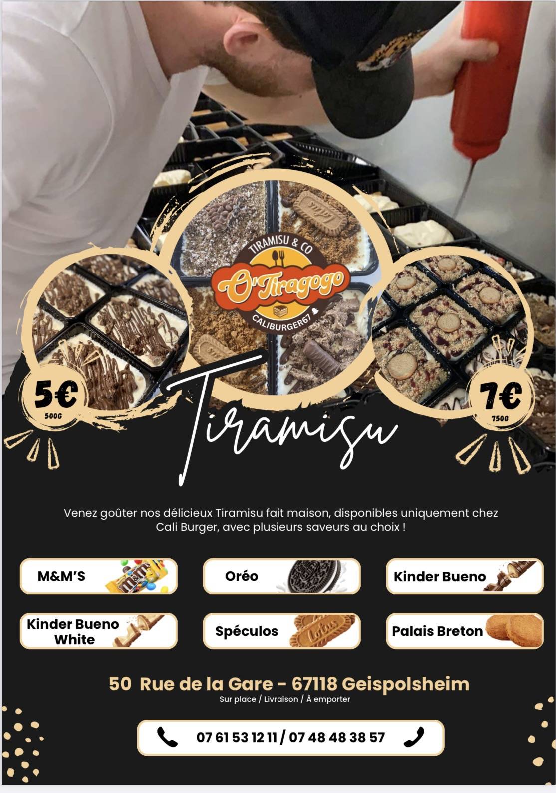 Menu de Cali Burger 67