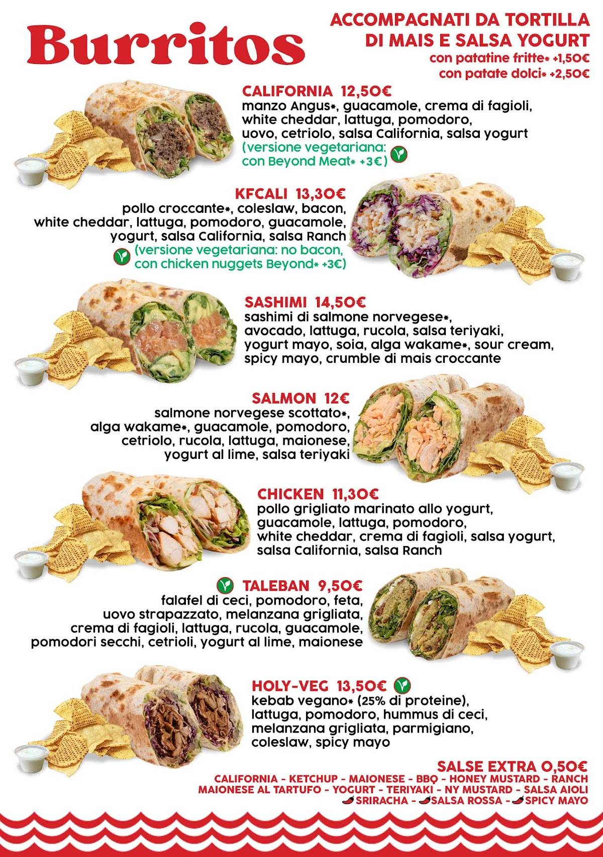 Menu di California Cookhouse - Mazzini 