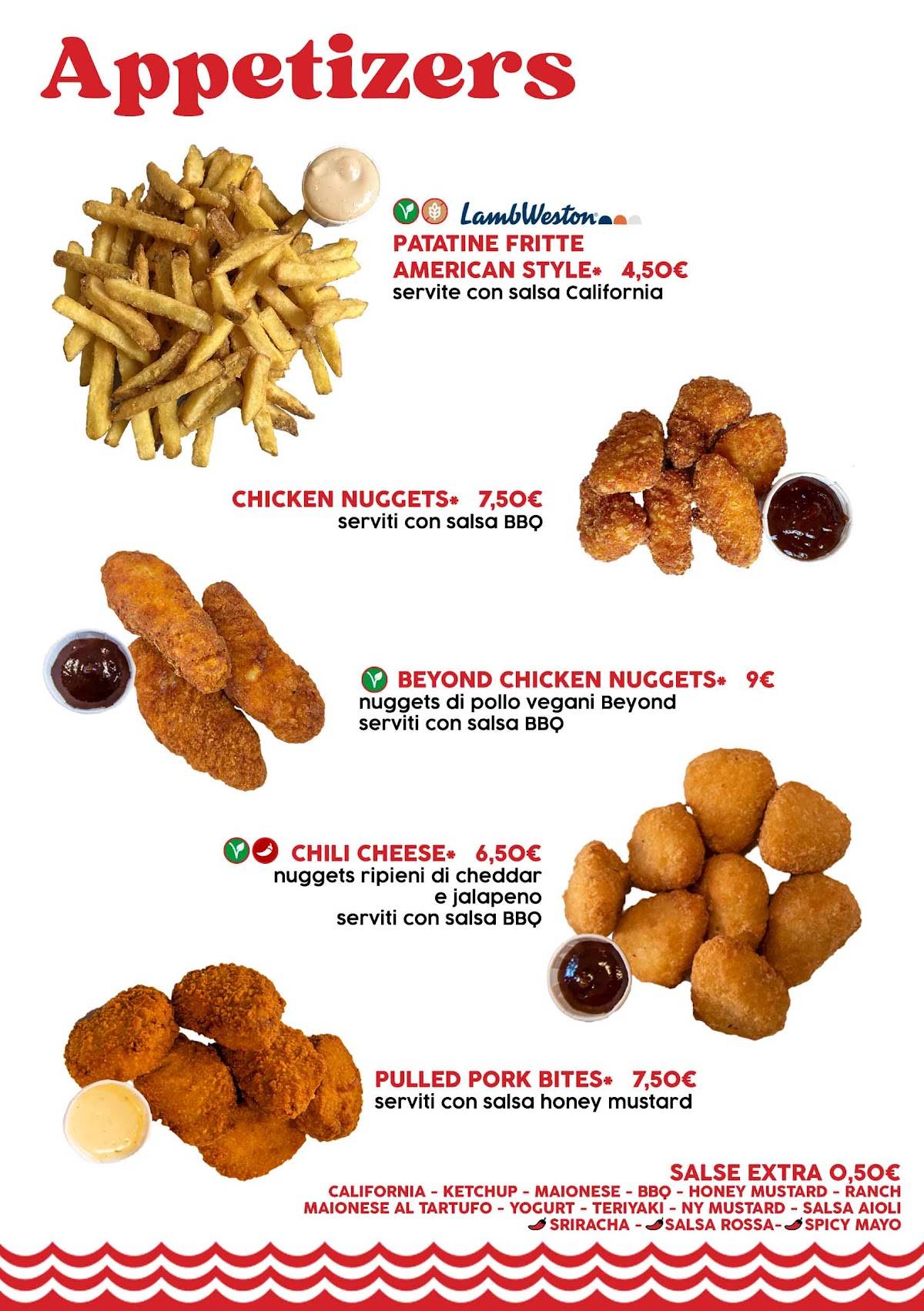 Menu di California Cookhouse - Mazzini 