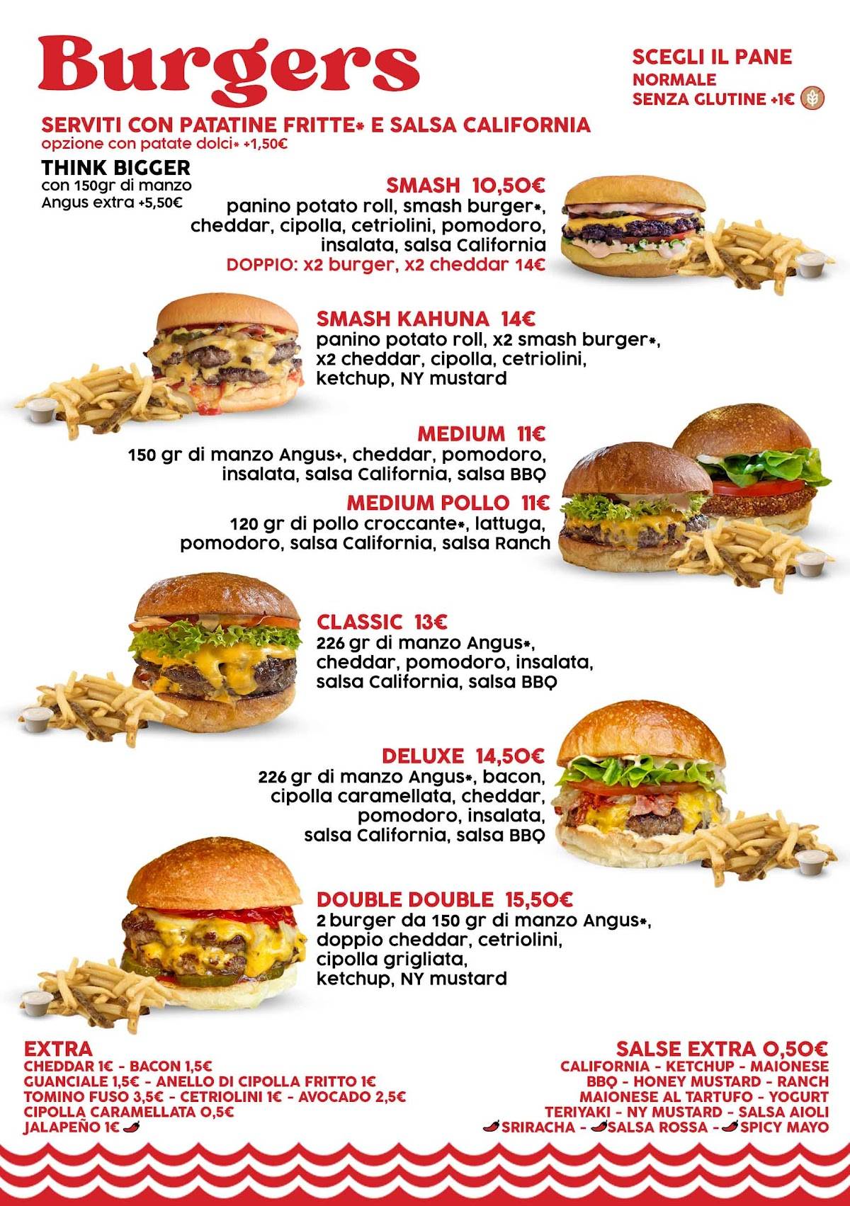 Menu di California Cookhouse - Mazzini 