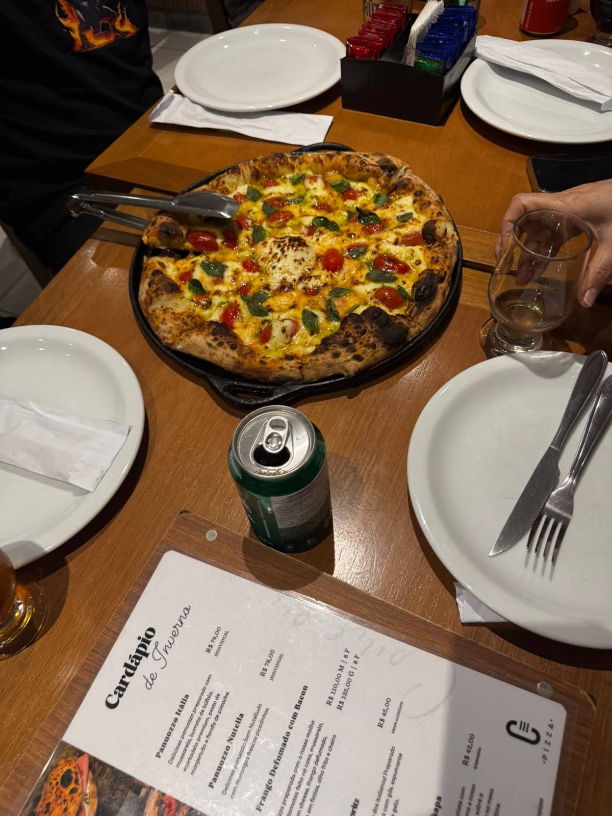 Camon Pizza cardápio