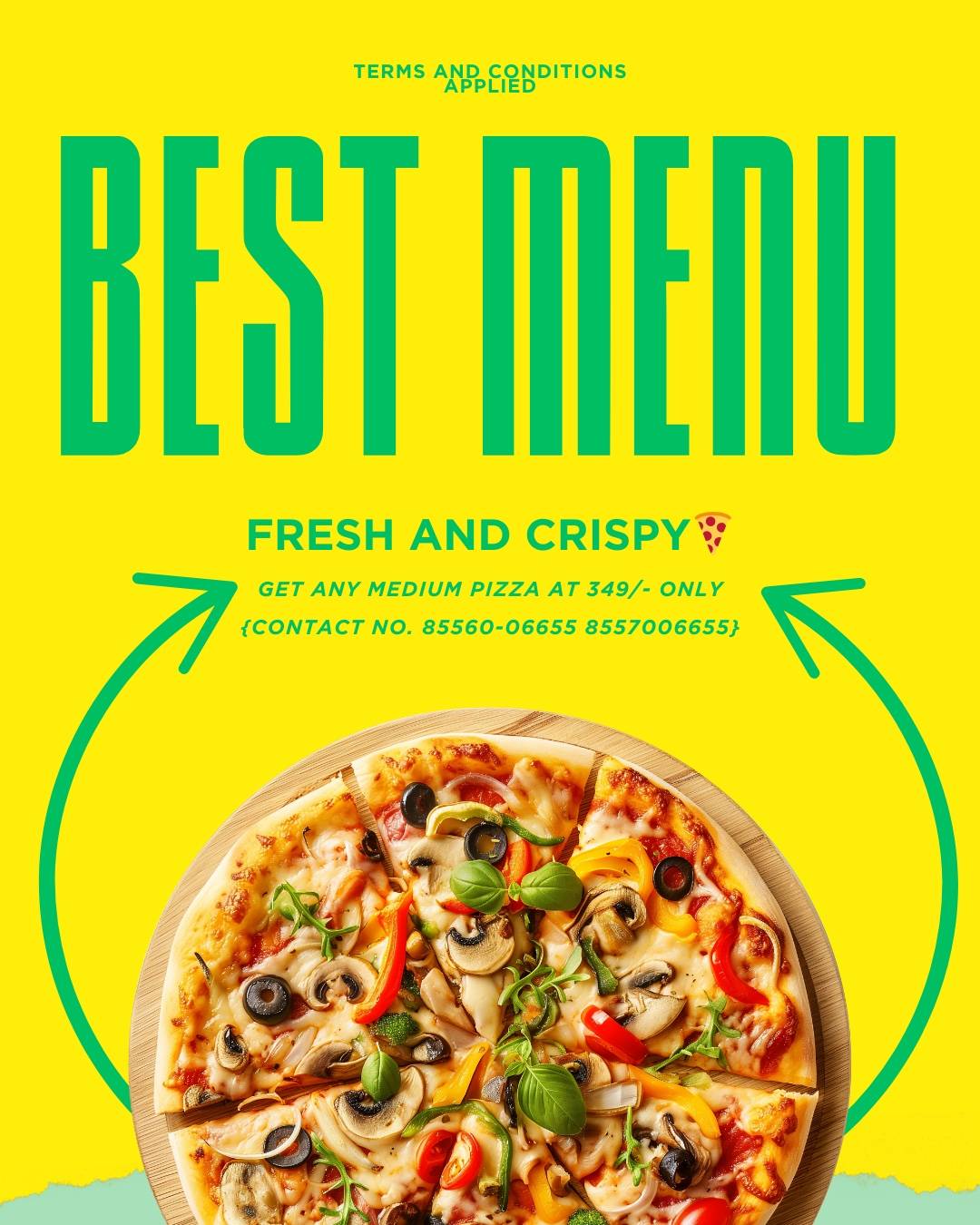 Canadian Pizza menu