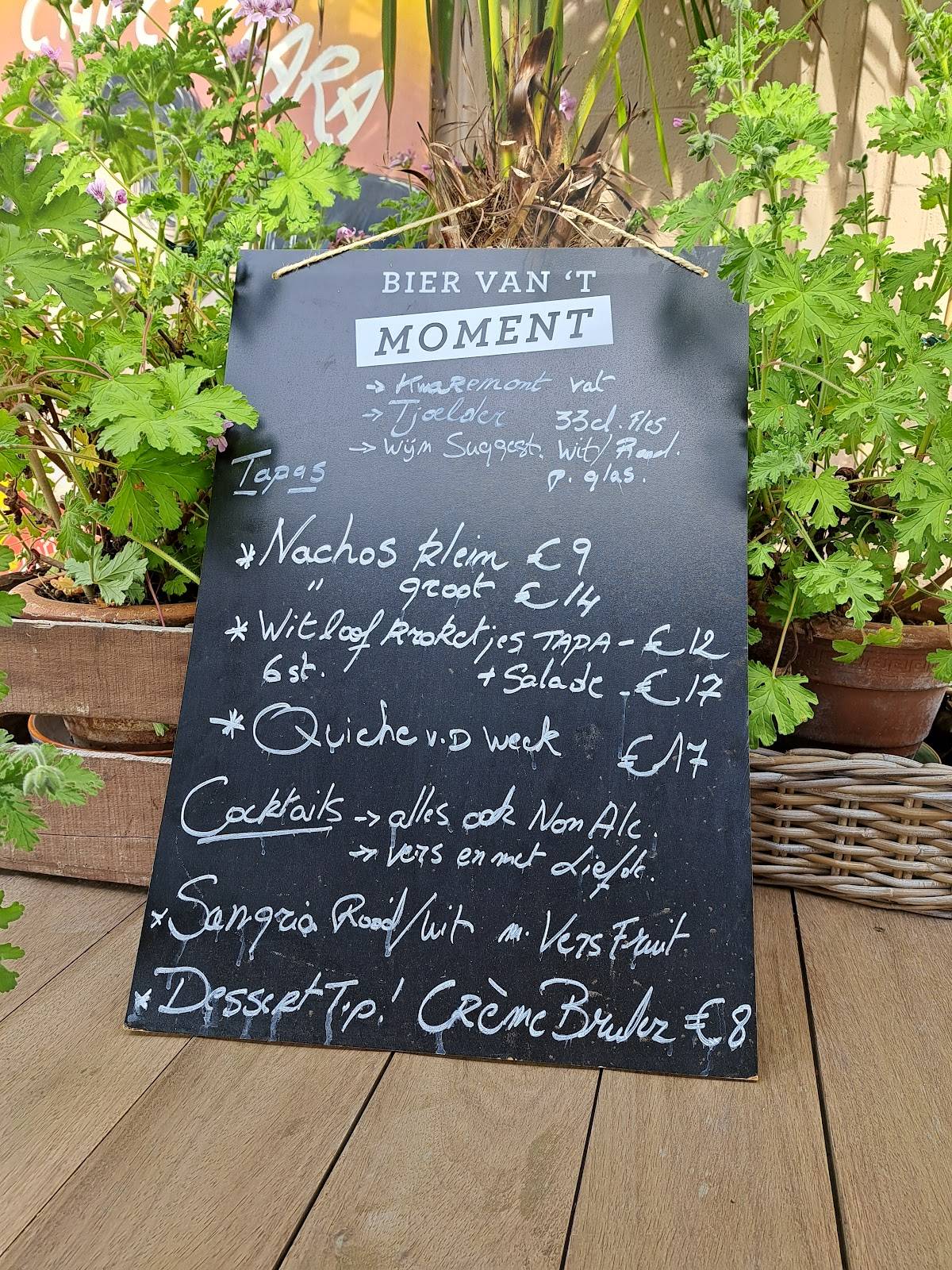 Menu de Carlito Tielt