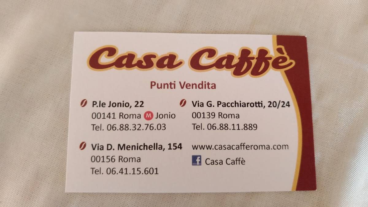 Menu di Casa Caffè - Capsule e cialde 