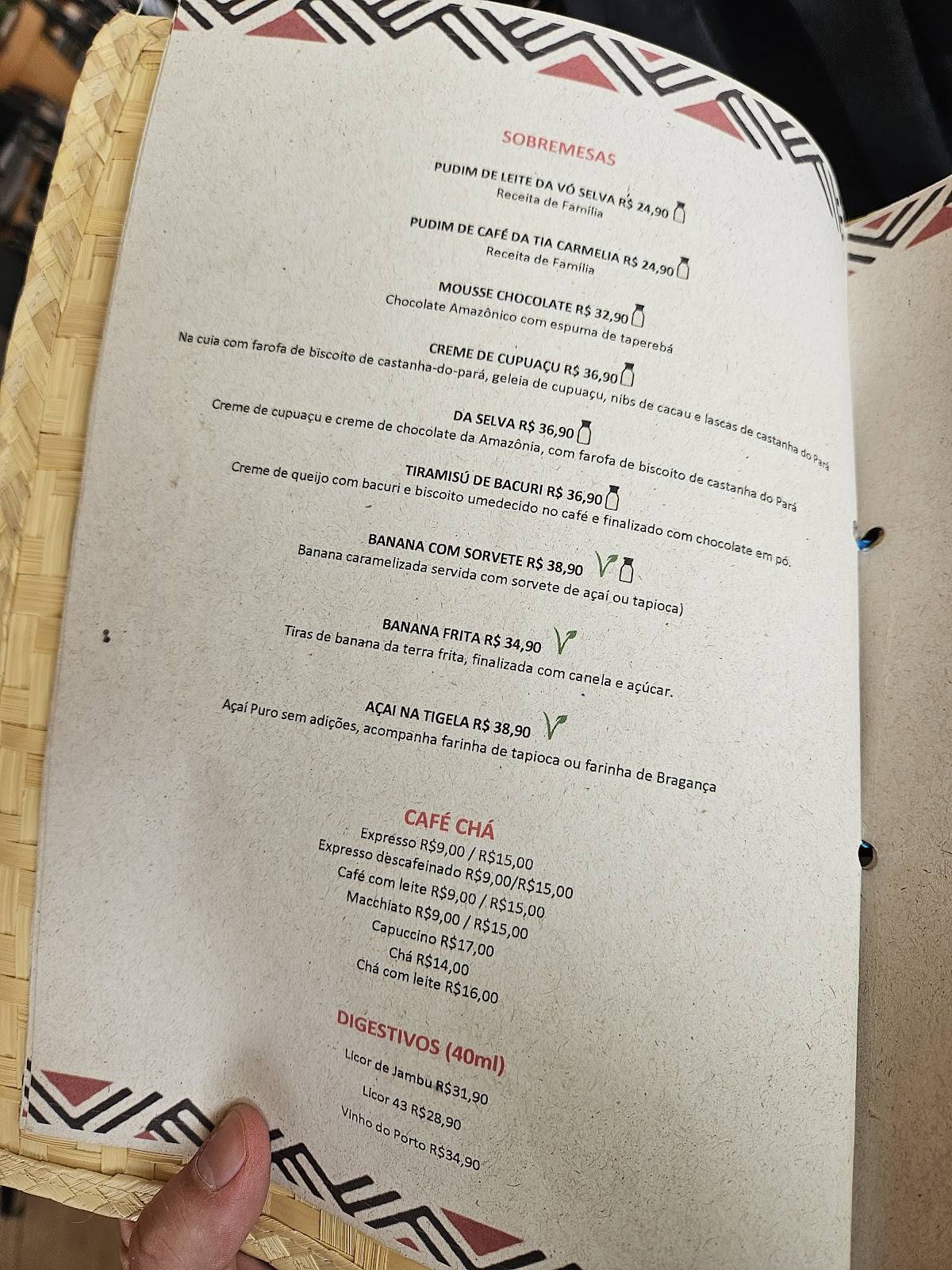 Casa do Saulo Museu do Amanhã cardápio