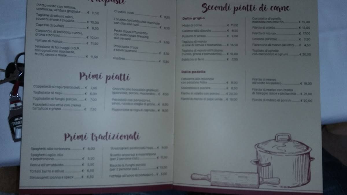 Menu di Bar di Casadei Enzo Sas 
