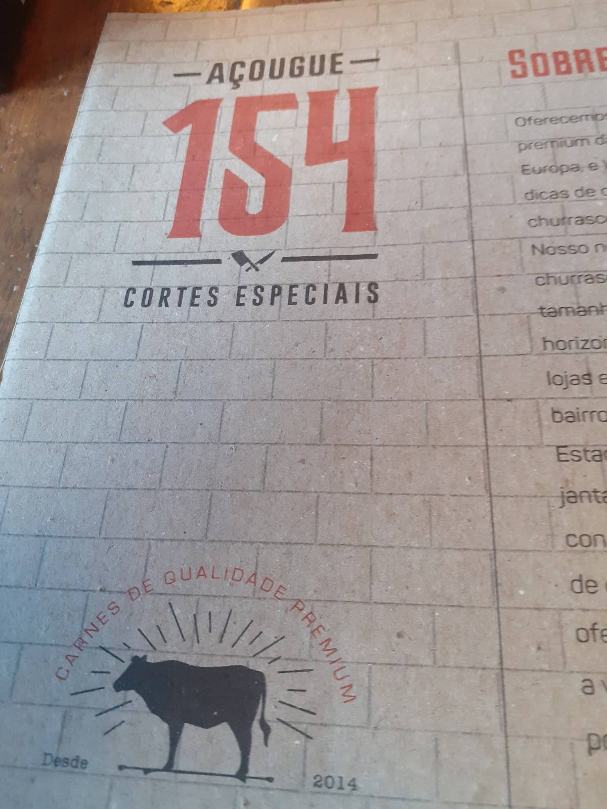 Casarão 154 cardápio