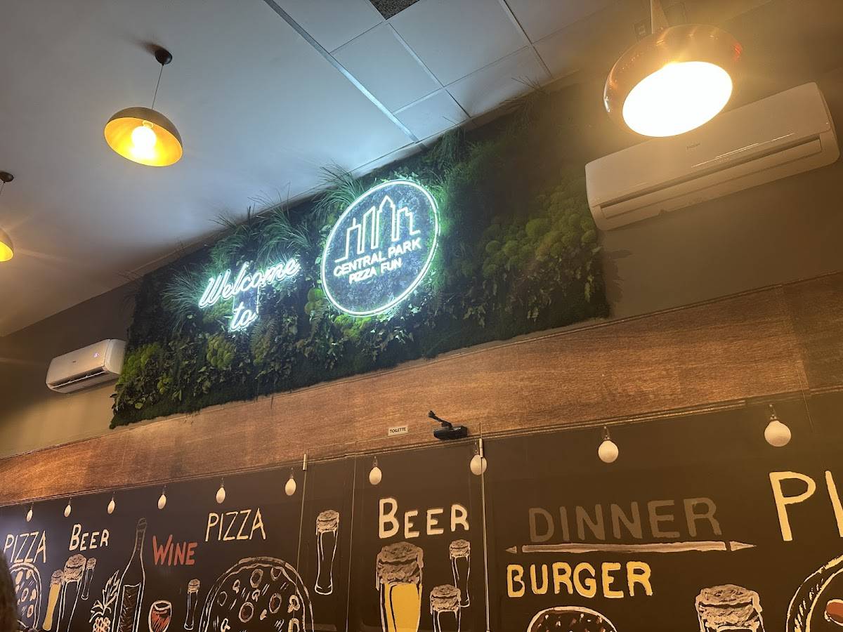 Menu di Central park Pizza fun 