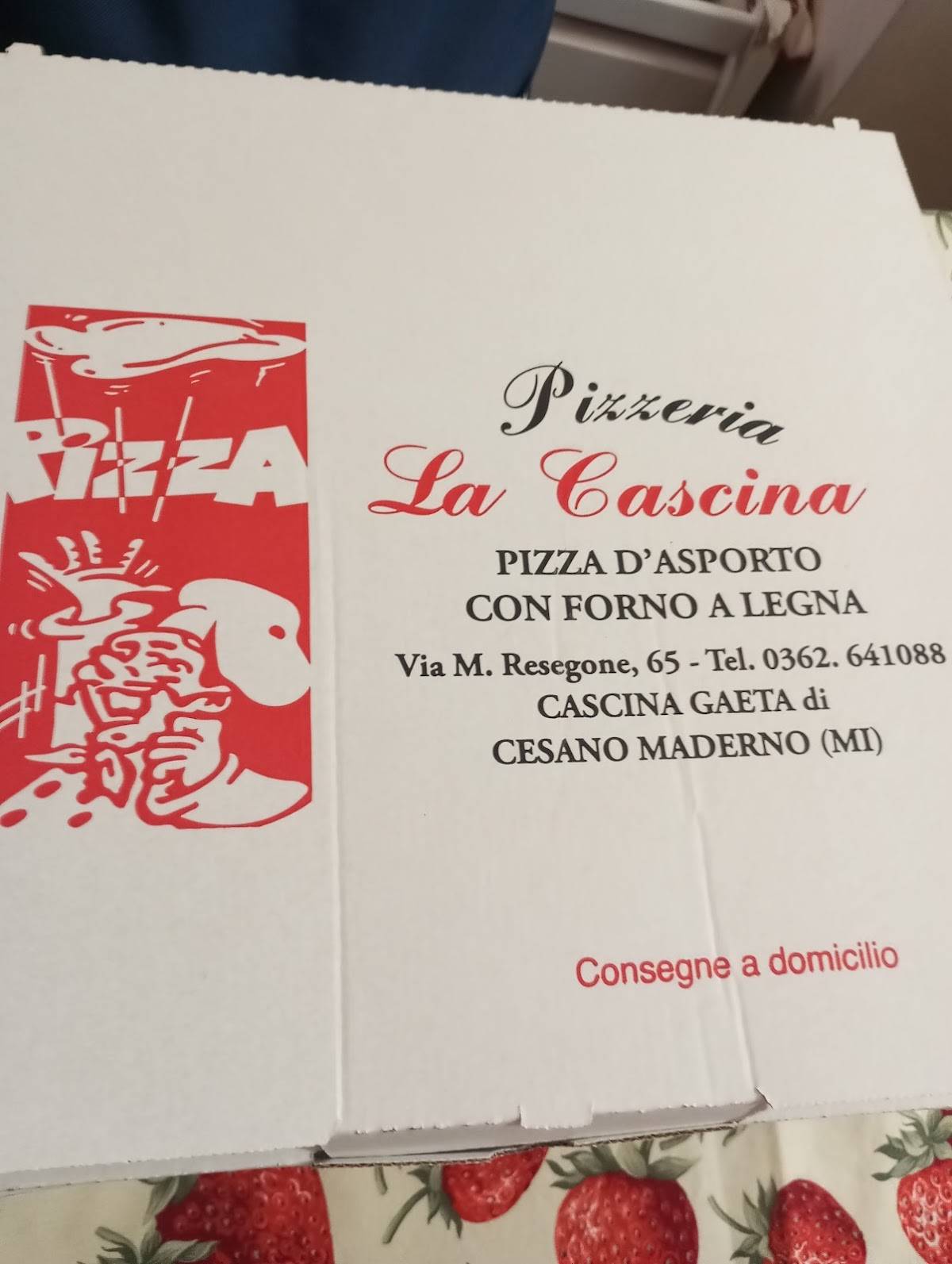 Menu di Pizzeria La Cascina 