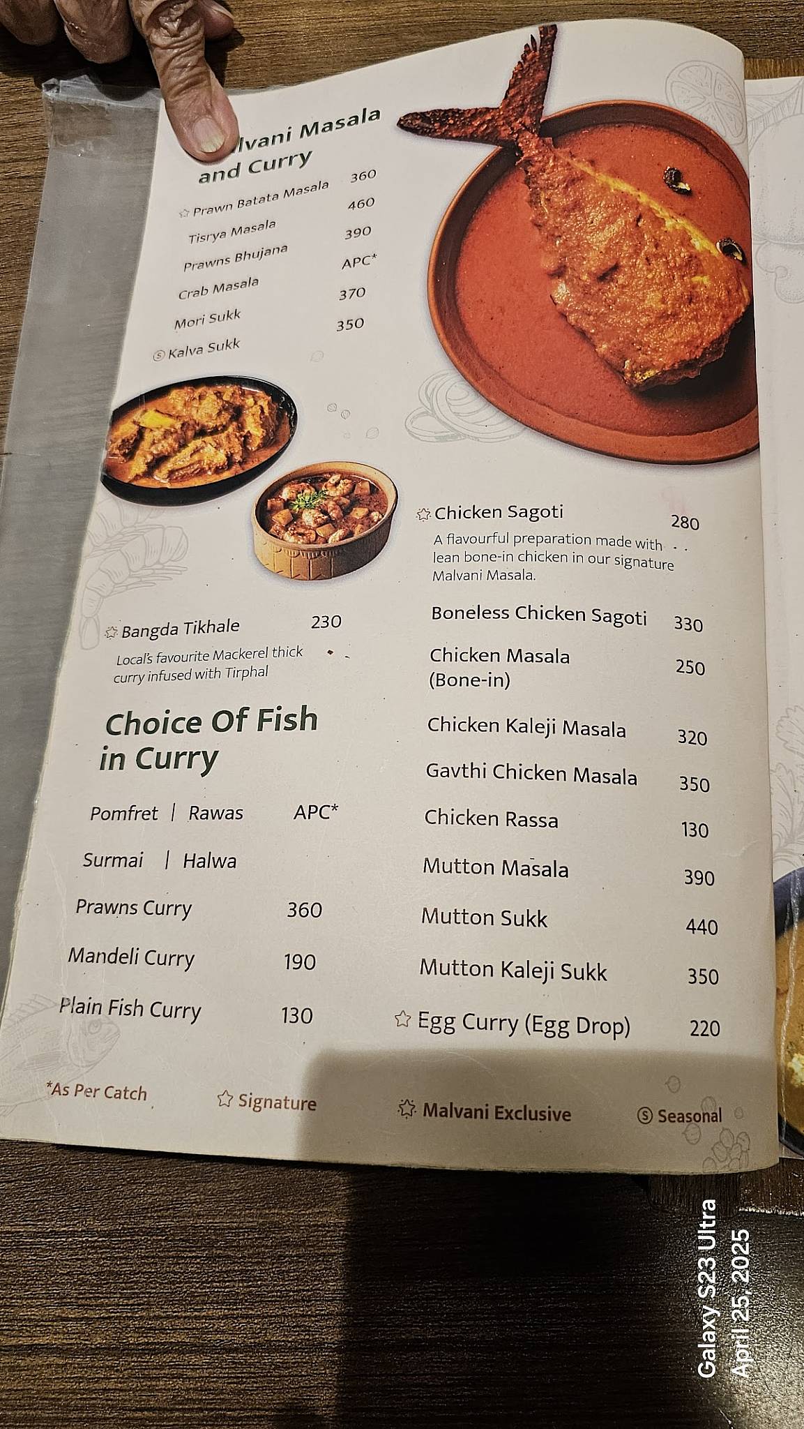 Chaitanya Assal Malvani Bhojangruh menu