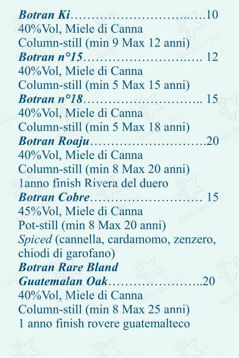 Dinner Menu per Checchino dal 1887 ristorante