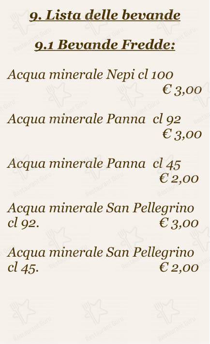 Menu di Checchino dal 1887 - 菜单