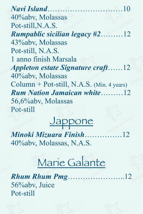 Takeaway Menu per Checchino dal 1887 in Roma