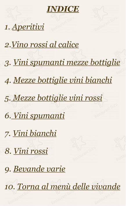 菜单 per Checchino dal 1887 ristorante