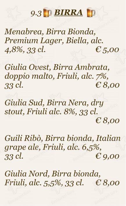 Menu di Checchino dal 1887 - 菜单