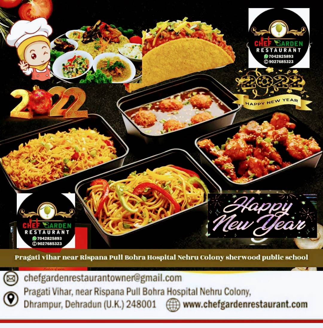 Chef Garden Restaurant menu