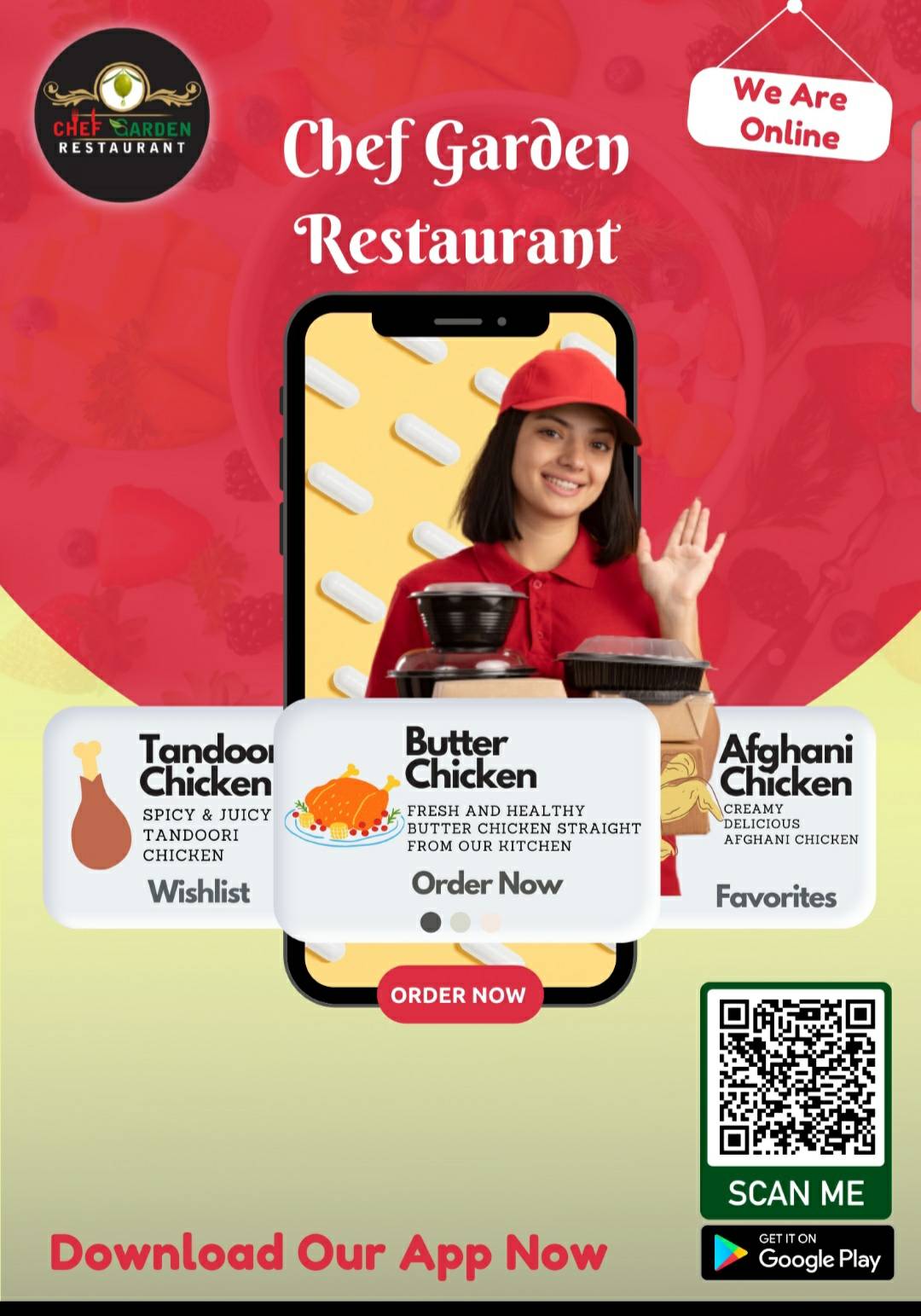 Chef Garden Restaurant menu