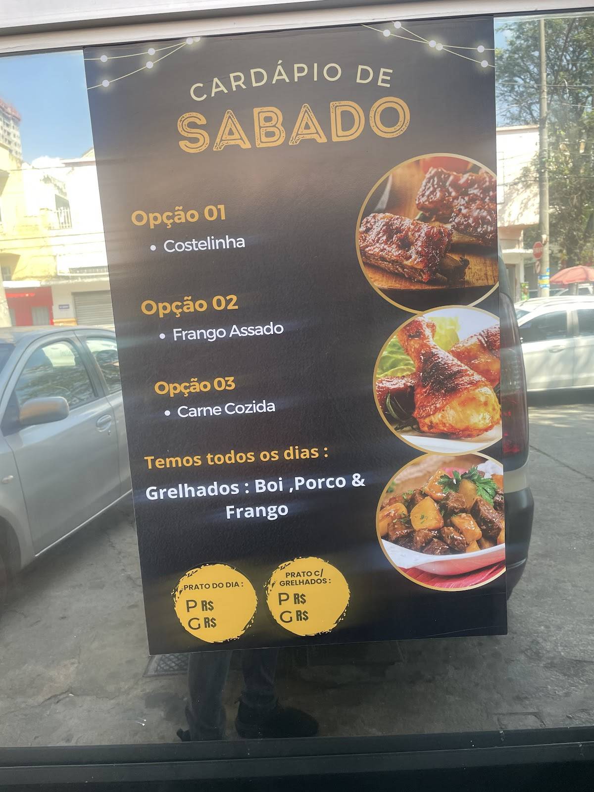 Cheiro e Sabor cardápio
