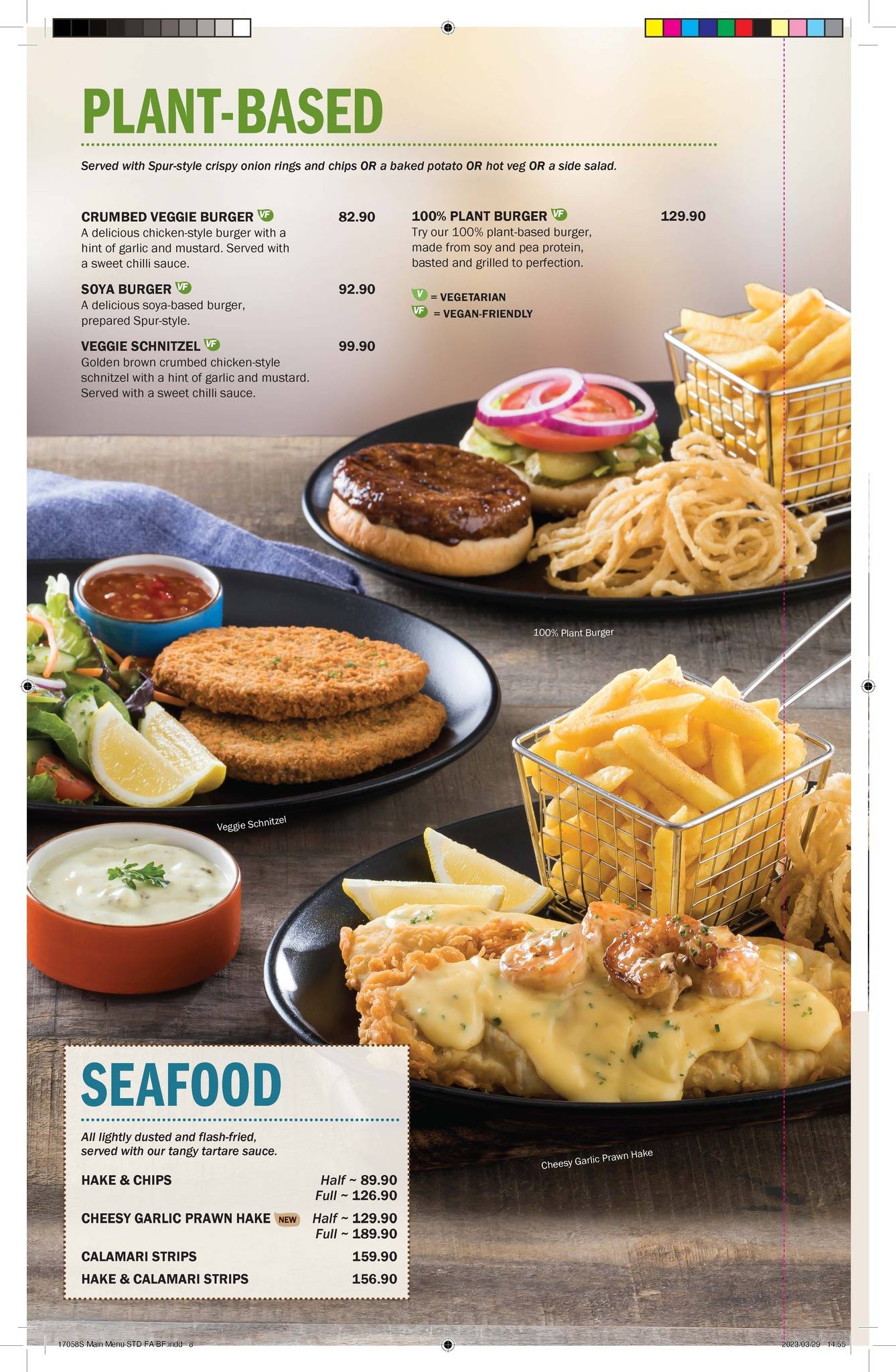 Menu de Cherokee Spur