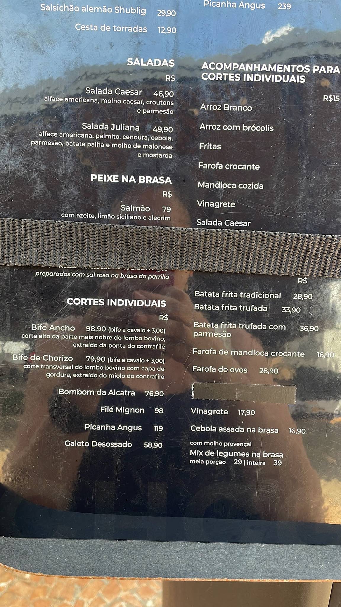 Chicago Prime cardápio
