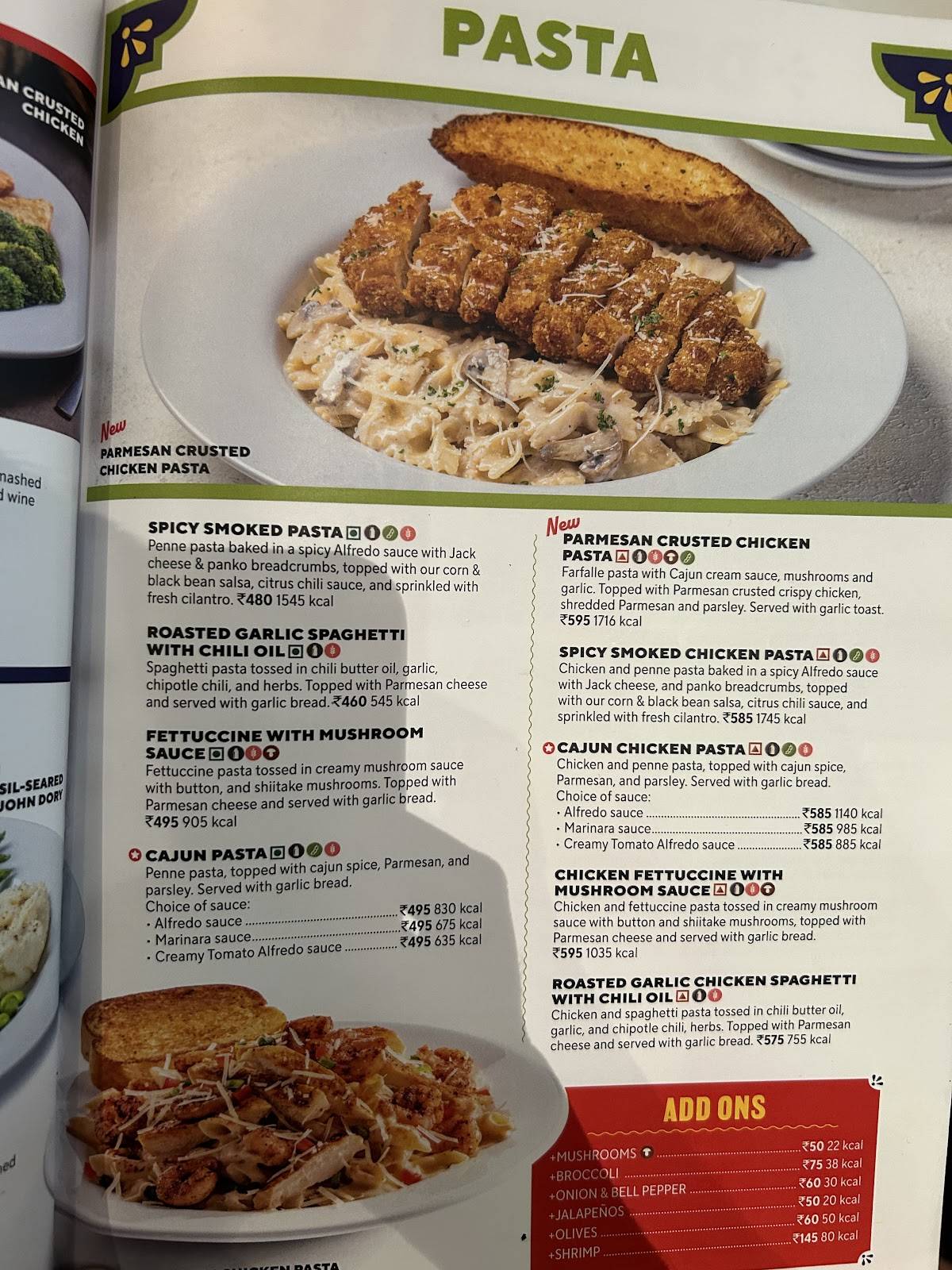 Chili's American Grill menu