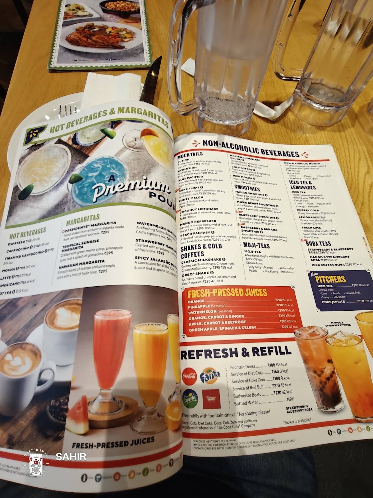 Chili's American Grill menu
