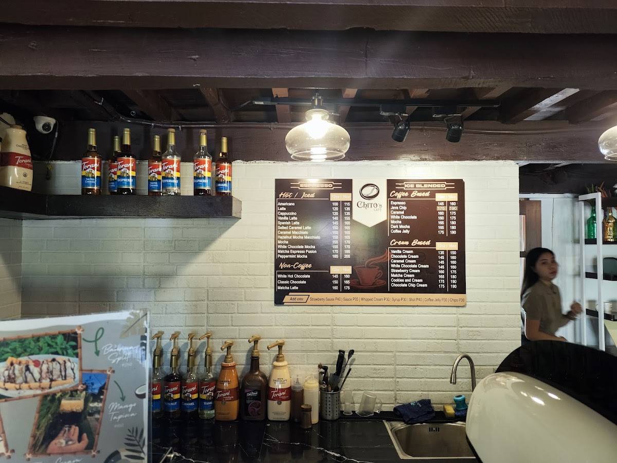 Menu at Chito's Restaurant & Cafe by Sideway Grill, Lipa