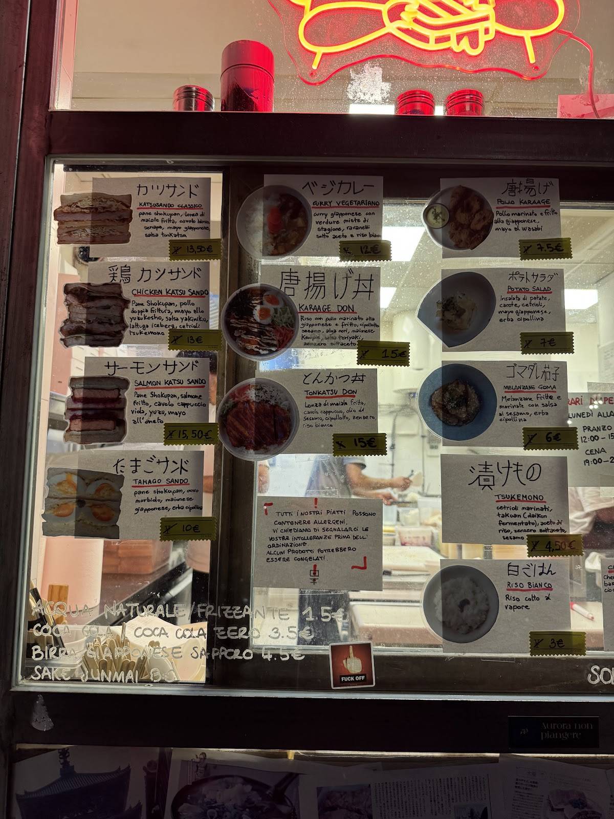 Menu di Chuck’s 