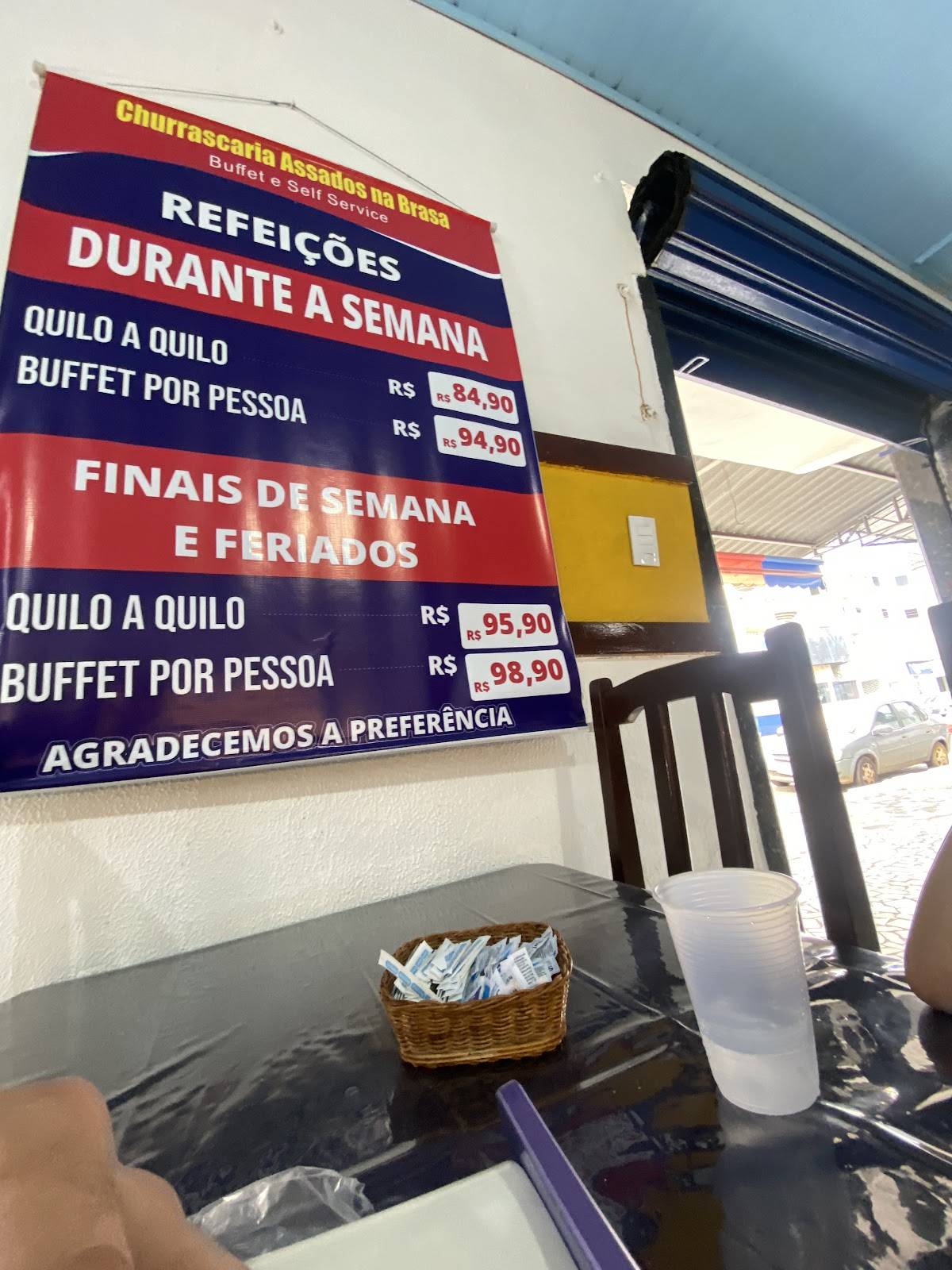 Churrascaria Assados Na Brasa - Restaurante - Porto Velho - RO cardápio