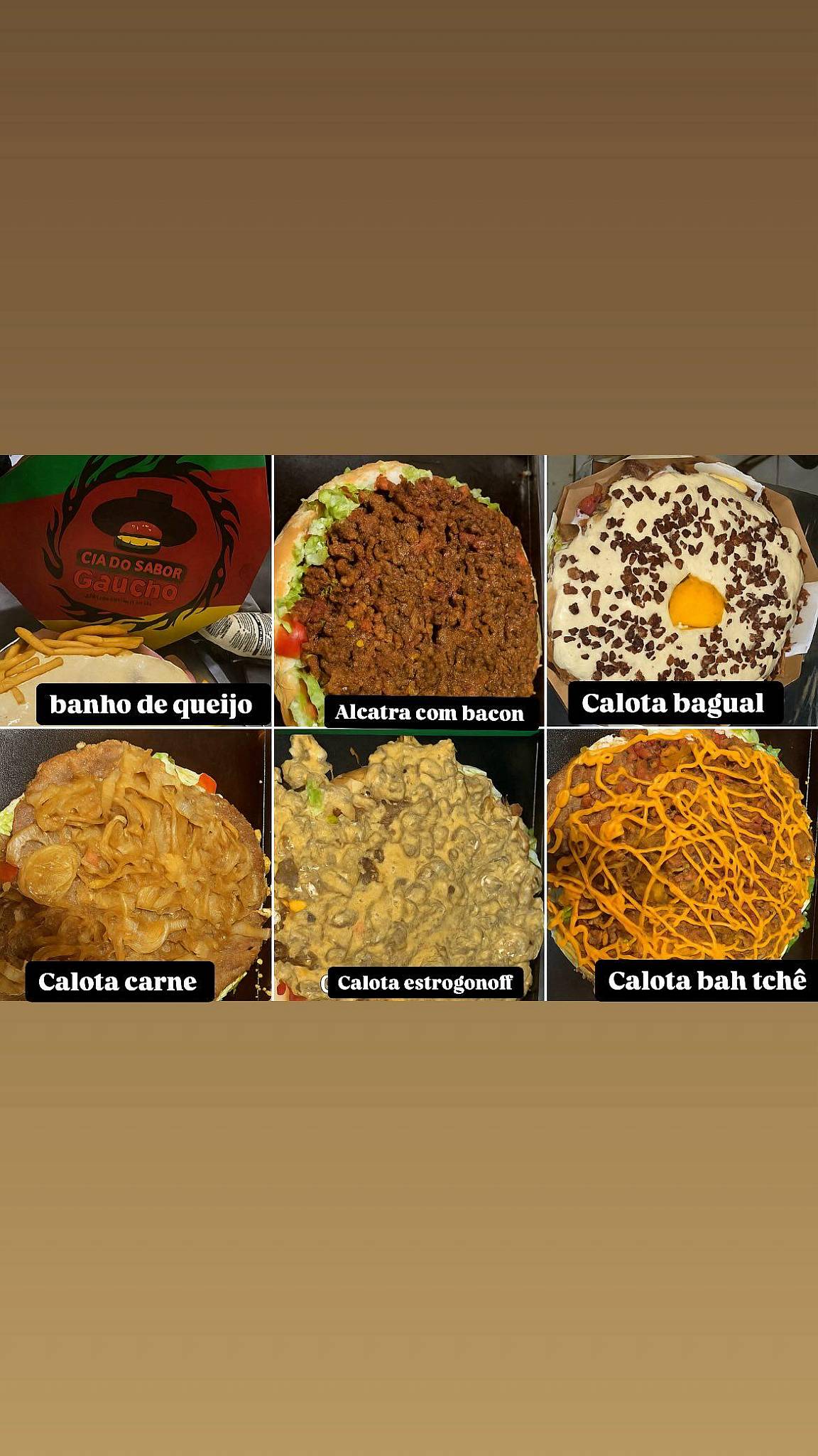 Cia do Sabor Gaúcho cardápio