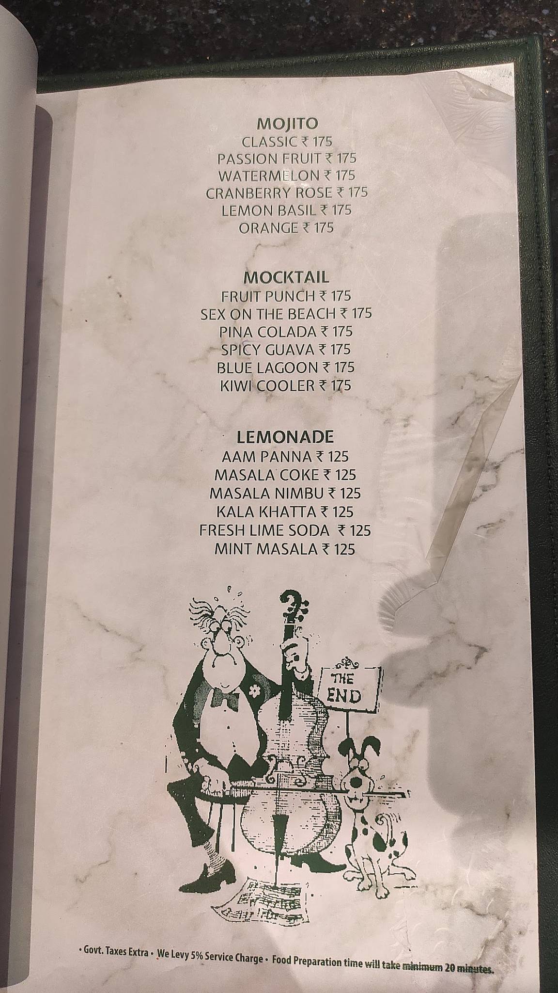 City Heights Bistro menu