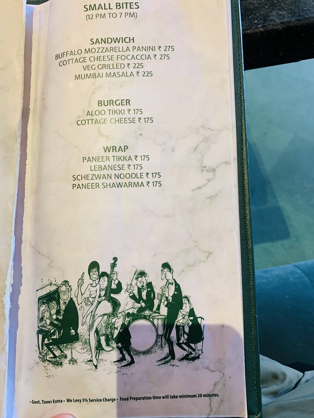 City Heights Bistro menu