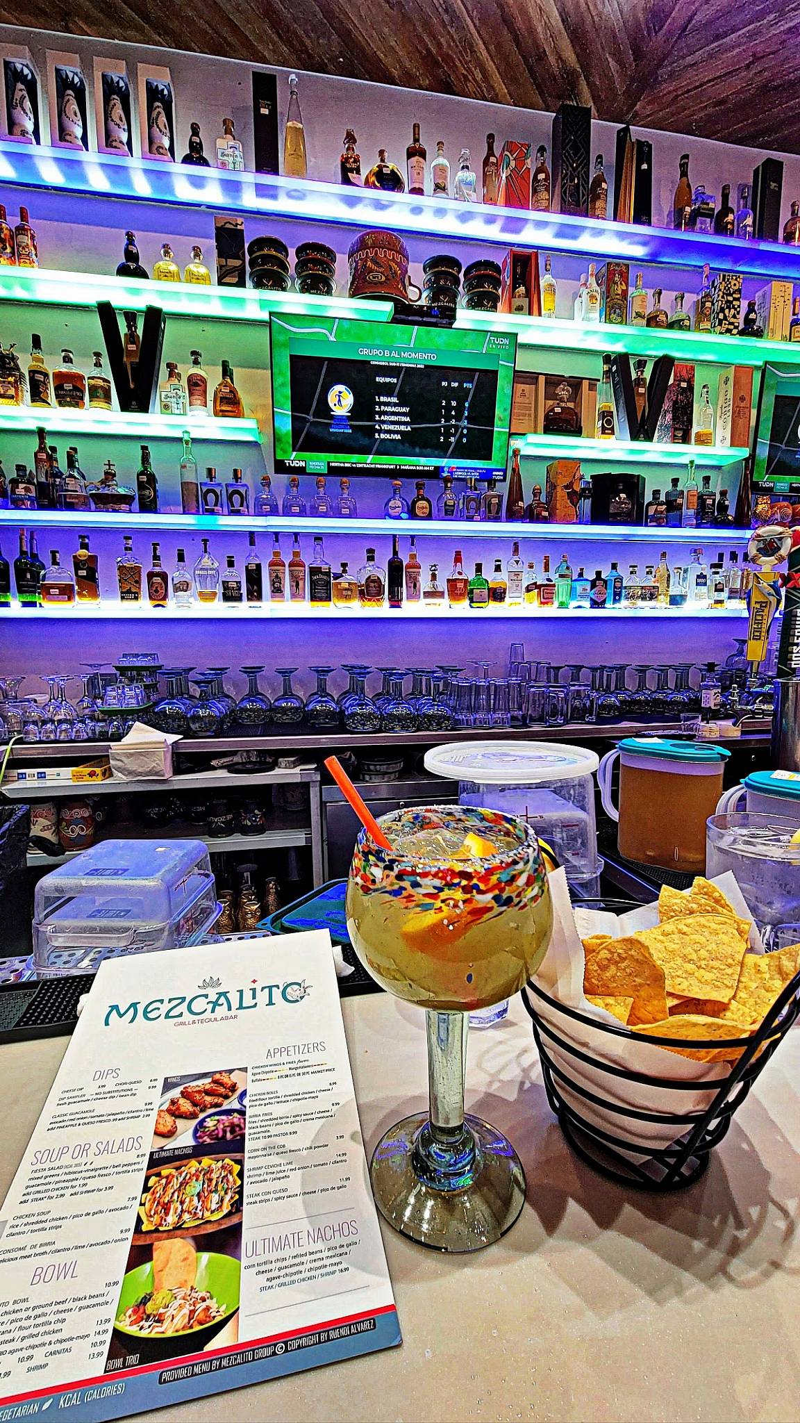 Menu at Mezcalito Clayton restaurant, Clayton