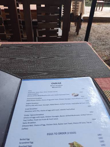 Coco Nest Agonda menu